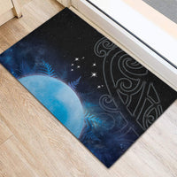 New Zealand Matariki Rubber Doormat Pleiades Star Cluster Blue Galaxy