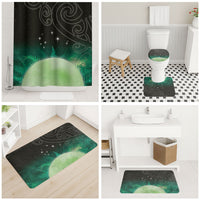 New Zealand Matariki Bathroom Set Pleiades Star Cluster Green Galaxy