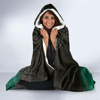 New Zealand Matariki Hooded Blanket Pleiades Star Cluster Green Galaxy