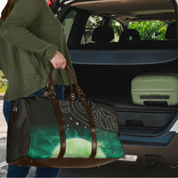 New Zealand Matariki Travel Bag Pleiades Star Cluster Green Galaxy