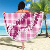 Pink Hawaii Palaka Beach Blanket Hawaiian Honohono Lei