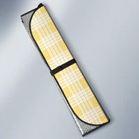 Yellow Hawaii Palaka Auto Sun Shade Hawaiian Honohono Lei