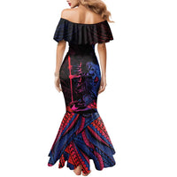 Samoan Pride Family Matching Mermaid Dress and Hawaiian Shirt The Tui Manua LT05 - Polynesian Pride