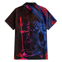 Samoan Pride Family Matching Tank Maxi Dress and Hawaiian Shirt The Tui Manua LT05 - Polynesian Pride