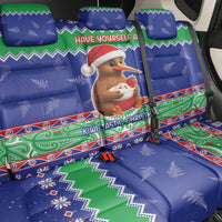 New Zealand Christmas Back Car Seat Cover Have Yourself A Kiwi-tastic Christmas LT05 - Polynesian Pride