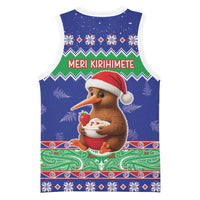 New Zealand Christmas Basketball Jersey Have Yourself A Kiwi-tastic Christmas LT05 - Polynesian Pride