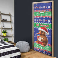 New Zealand Christmas Door Cover Have Yourself A Kiwi-tastic Christmas LT05 - Polynesian Pride