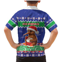 New Zealand Christmas Family Matching Mermaid Dress and Hawaiian Shirt Have Yourself A Kiwi-tastic Christmas LT05 - Polynesian Pride
