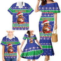 New Zealand Christmas Family Matching Mermaid Dress and Hawaiian Shirt Have Yourself A Kiwi-tastic Christmas LT05 - Polynesian Pride