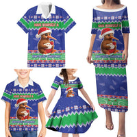 New Zealand Christmas Family Matching Puletasi and Hawaiian Shirt Have Yourself A Kiwi-tastic Christmas LT05 - Polynesian Pride