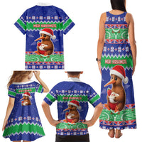 New Zealand Christmas Family Matching Tank Maxi Dress and Hawaiian Shirt Have Yourself A Kiwi-tastic Christmas LT05 - Polynesian Pride