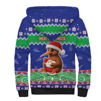 New Zealand Christmas Sherpa Hoodie Have Yourself A Kiwi-tastic Christmas LT05 - Polynesian Pride