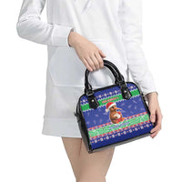 New Zealand Christmas Shoulder Handbag Have Yourself A Kiwi-tastic Christmas - Polynesian Pride