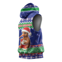 New Zealand Christmas Sleeveless Hoodie Have Yourself A Kiwi-tastic Christmas LT05 - Polynesian Pride