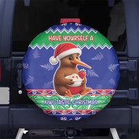 New Zealand Christmas Spare Tire Cover Have Yourself A Kiwi-tastic Christmas LT05 No hole Blue - Polynesian Pride