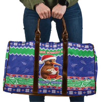 New Zealand Christmas Travel Bag Have Yourself A Kiwi-tastic Christmas LT05 Blue - Polynesian Pride