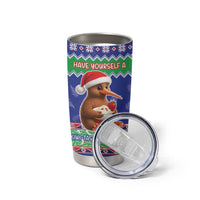 New Zealand Christmas Tumbler Cup Have Yourself A Kiwi-tastic Christmas LT05 - Polynesian Pride