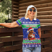 New Zealand Christmas Women Polo Shirt Have Yourself A Kiwi-tastic Christmas - Polynesian Pride