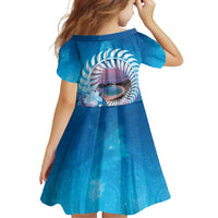 New Zealand Matapouri Beach Landscape Family Matching Tank Maxi Dress and Hawaiian Shirt LT05 - Polynesian Pride