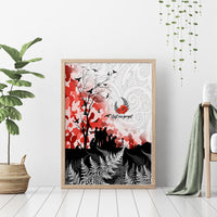 Kei Wareware Tatou New Zealand ANZAC Day Canvas Wall Art Lest We Forget LT05 - Polynesian Pride