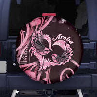 New Zealand Valentine Spare Tire Cover Aroha Sweet Pink Piwakawaka LT05 - Polynesian Pride