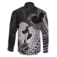 Alofa Samoa Valentine Black Family Matching Summer Maxi Dress and Hawaiian Shirt Love Is The Greatest Thing LT05 - Polynesian Pride