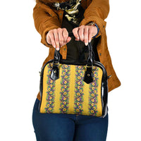 Aloha Hawaii Mardi Gras Shoulder Handbag Gold Style