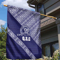 Tonga Queen Salote College Garden Flag 100 Years Anniversary Navy Color