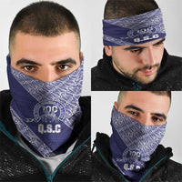 Tonga Queen Salote College Neck Gaiter 100 Years Anniversary Navy Color
