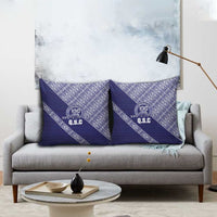 Tonga Queen Salote College Pillow Cover 100 Years Anniversary Navy Color