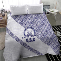 Tonga Queen Salote College Bedding Set 100 Years Anniversary White Color LT05 - Polynesian Pride