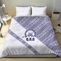 Tonga Queen Salote College Bedding Set 100 Years Anniversary White Color LT05 - Polynesian Pride