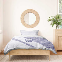 Tonga Queen Salote College Bedding Set 100 Years Anniversary White Color LT05 - Polynesian Pride