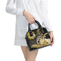 Polynesia Paisley Shoulder Handbag Mix Gold Polynesian Pattern