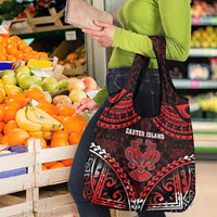 Easter Island Grocery Bag Polynesian Pattern Emblem