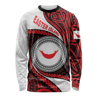 Easter Island Long Sleeve Shirt Moai Statues Polynesian Style