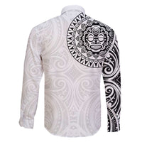 New Zealand Aotearoa Family Matching Off The Shoulder Long Sleeve Dress and Hawaiian Shirt Maori Te Mata O Rongokako LT05 - Polynesian Pride