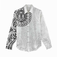 New Zealand Aotearoa Women Casual Shirt Maori Te Mata O Rongokako