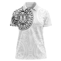 New Zealand Aotearoa Women Polo Shirt Maori Te Mata O Rongokako LT05 Female White - Polynesian Pride