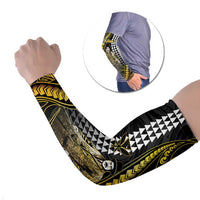 Hawaii Kuhio The Citizen Prince Arm Sleeves Gold Polynesian Tribal Tattoo
