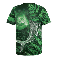 New Zealand Matariki Rugby Jersey Maori Koru With Humpback Whale Green