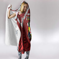 Tonga Emancipation Day Hooded Blanket Tongan Kupesi Pattern