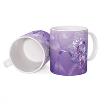 Lupus Awareness Month Ceramic Mug Polynesian Style