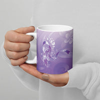 Lupus Awareness Month Ceramic Mug Polynesian Style