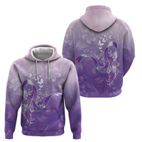Lupus Awareness Month Zip Hoodie Polynesian Style