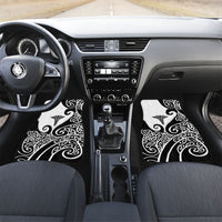 New Zealand Nurse Car Mats Maori Koru Black Version
