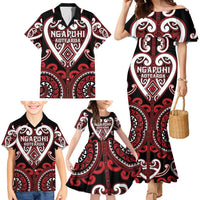 Custom Aotearoa Ngapuhi Family Matching Mermaid Dress and Hawaiian Shirt Maori Tribal Pattern LT05 - Polynesian Pride