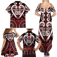 Custom Aotearoa Ngapuhi Family Matching Summer Maxi Dress and Hawaiian Shirt Maori Tribal Pattern LT05 - Polynesian Pride