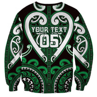 Custom Aotearoa Ngai Tahu Sweatshirt Maori Tribal Pattern