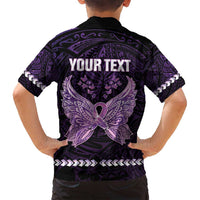 Personalised Alzheimer's Awareness Family Matching Tank Maxi Dress and Hawaiian Shirt You May Not Remember But I Will Never Forget LT05 - Polynesian Pride